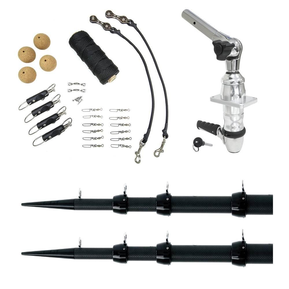 Tigress XD Top Mount System - 18 Carbon Fiber Black/Black Ultimate Rigging Kit [88679-00] Tigress