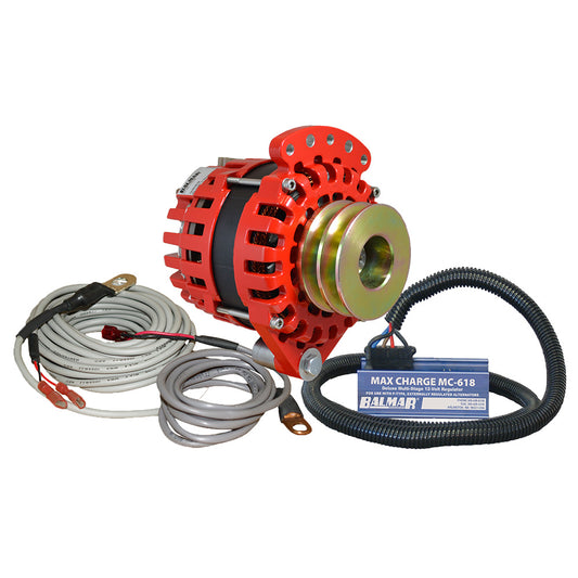 Balmar Alternator 1-2" Single Foot Dual V Pulley Regulator Temp Sensor - 170A Kit - 12V [XT-SF-170-DV-KIT] - Besafe1st