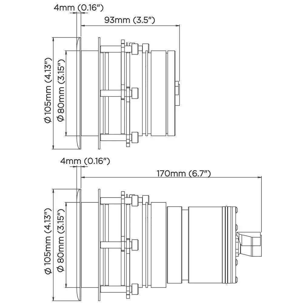 OceanLED Explore E3 XFM Ultra Underwater Light - Ultra White/Midnight Blue [E3009BW] - Besafe1st