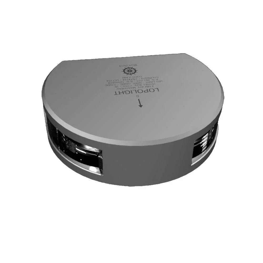Lopolight 225 Masthead Light - Single - Silver Housing - Vertical Mount [201-010] Lopolight