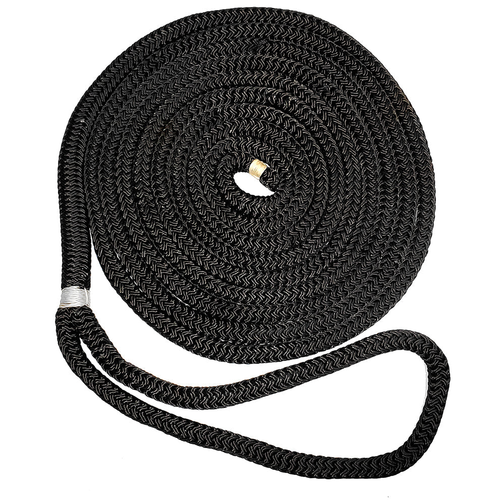 New England Ropes 5/8" Double Braid Dock Line - Black - 50 [C5054-20-00050] New England Ropes