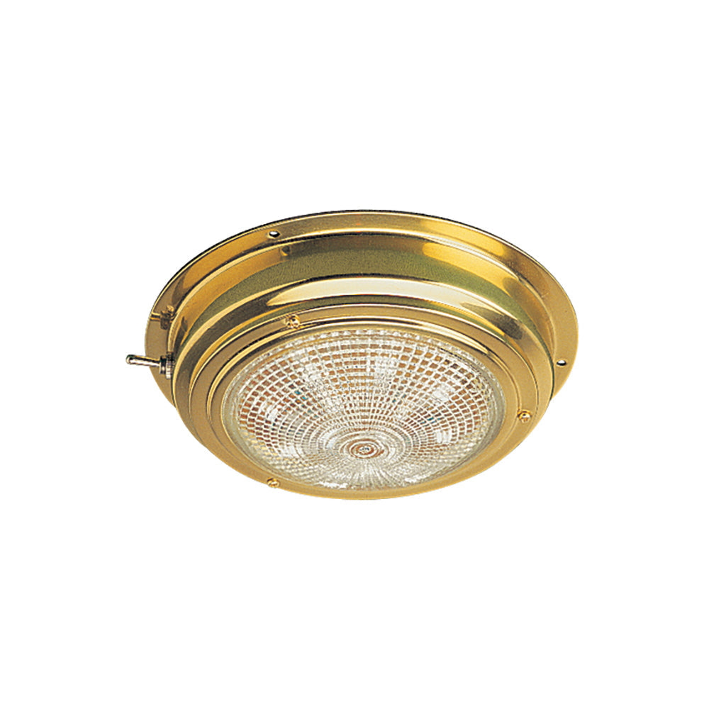 Sea-Dog Brass LED Dome Light - 4" Lens [400198-1] Sea-Dog