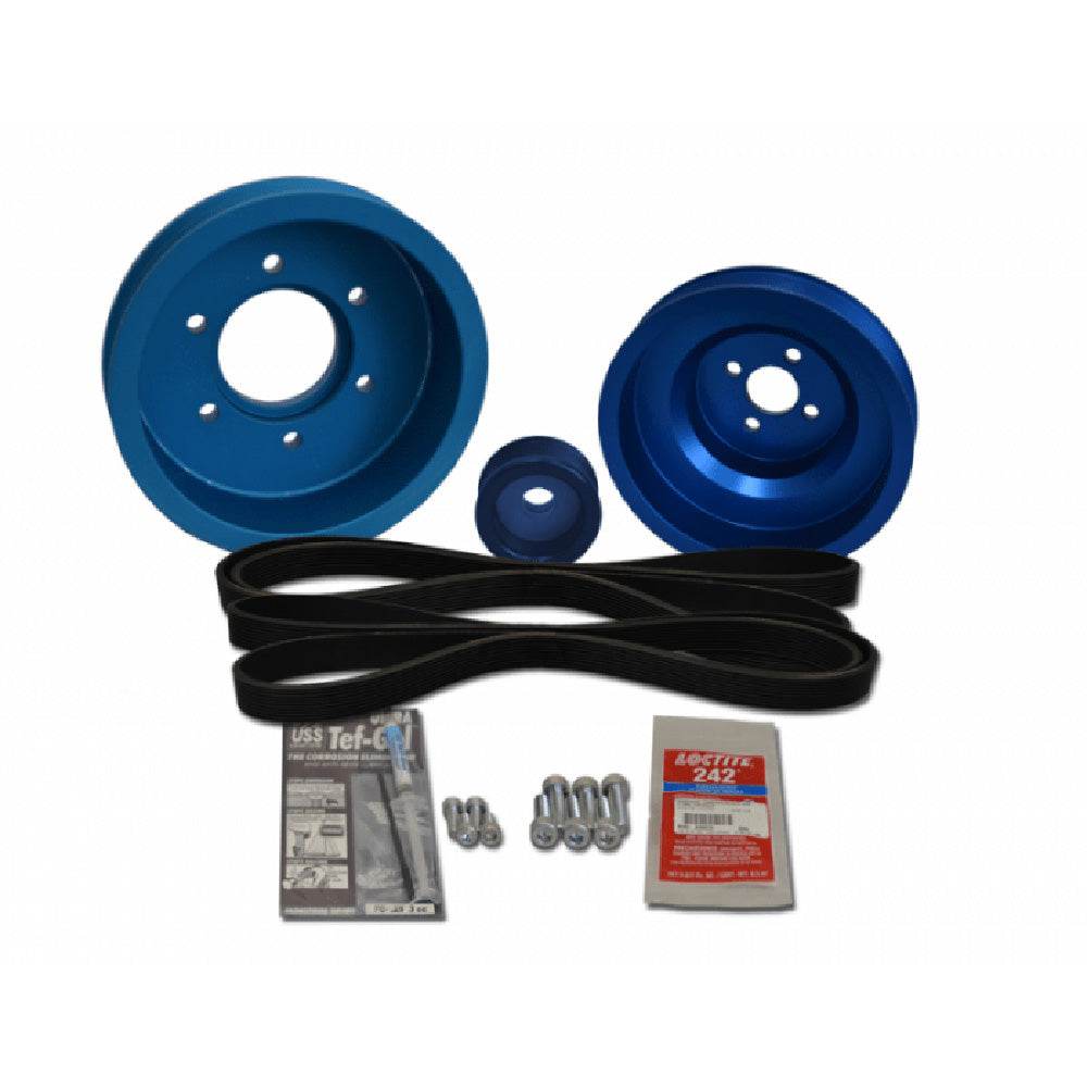 Balmar Pulley Kit f/Yanmar 4JH3-TE, 4JH3-HTE [48-YSP-4JH-D] - Premium Alternators Besafe1st Shop now 