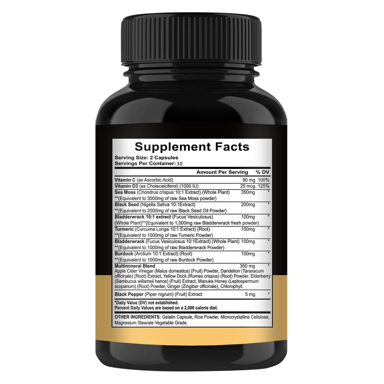 Black Seed Oil Bladder Wrack Turmeric 16-in-1 - Premium vitamins and supplements  Shop now 