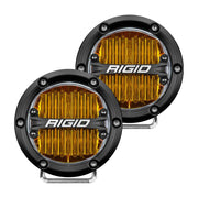 RIGID Industries 360-Series 4" SAE Fog Light - Yellow Light - Black Housing [36111] - Premium Flood/Spreader Lights Besafe1st®  Shop now 