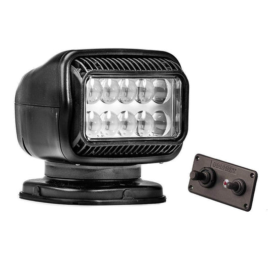 Golight Radioray GT Series Permanent Mount - Black LED - Hard Wired Dash Mount Remote [20214GT] - Besafe1st