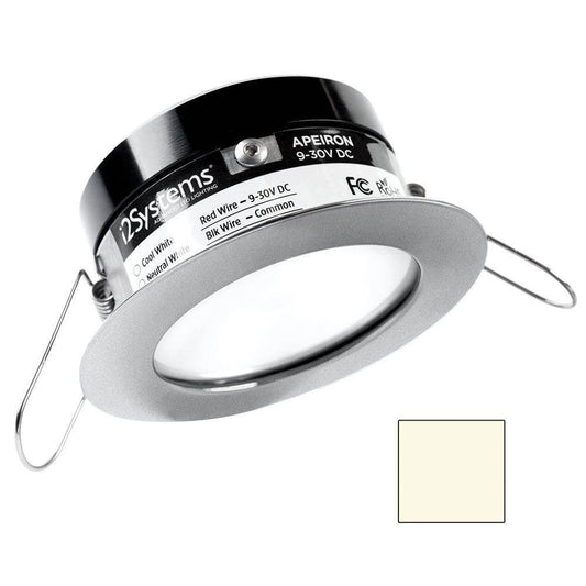 i2Systems Apeiron PRO A503 - 3W Spring Mount Light - Round - Neutral White - Brushed Nickel Finish [A503-41BBD] I2Systems Inc