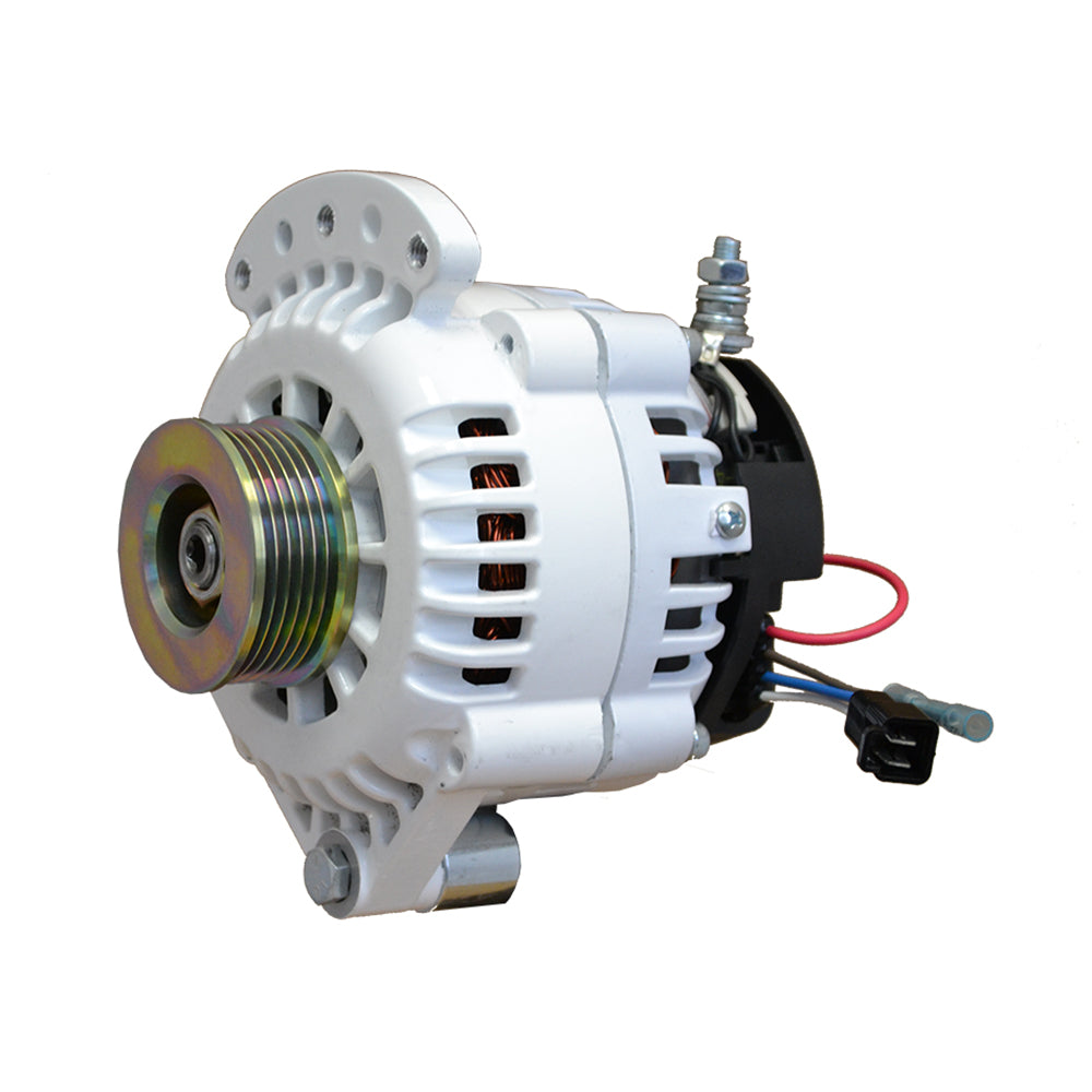 Balmar Alternator 120 Amp 12V 1-2" Single Foot Single K6 Pulley w/Isolated Grounding [621-120-K6] - Besafe1st