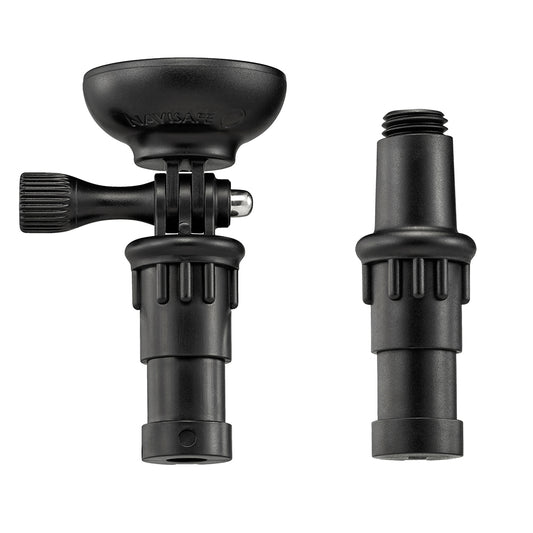 Navisafe Converter Pack Scotty includes a mounting base and two pole converters in black, designed for versatile attachment.