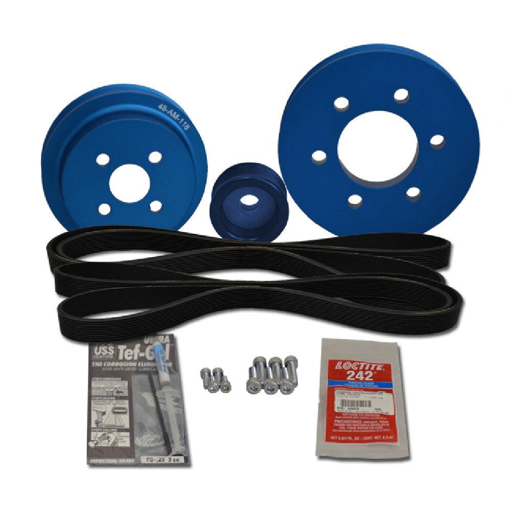 Barlmar Pulley Kit f/Yanmar 4LH-A [48-YSP-4LH-A] - Besafe1st