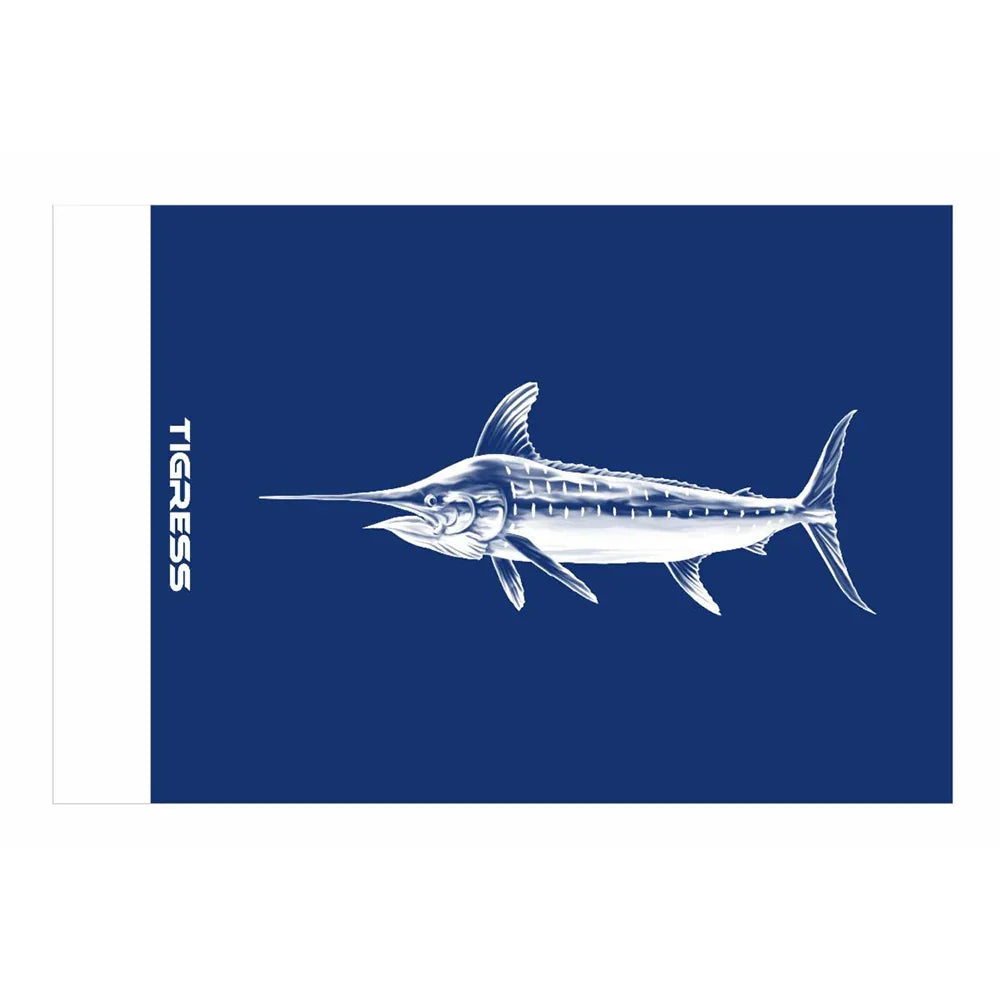 Tigress Blue Marlin Release Flag - 12" x 18" [88422] Tigress