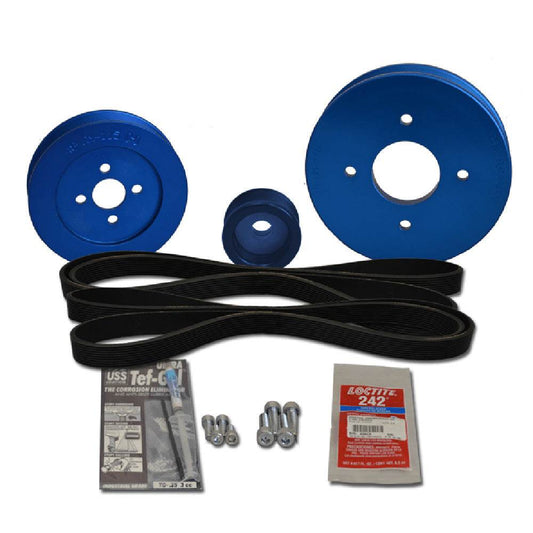 Balmar Pulley Kit f/Yanmar 2GM20-F, 3GM30-F, 3GM-F [48-YSP-3GM-B] - Besafe1st