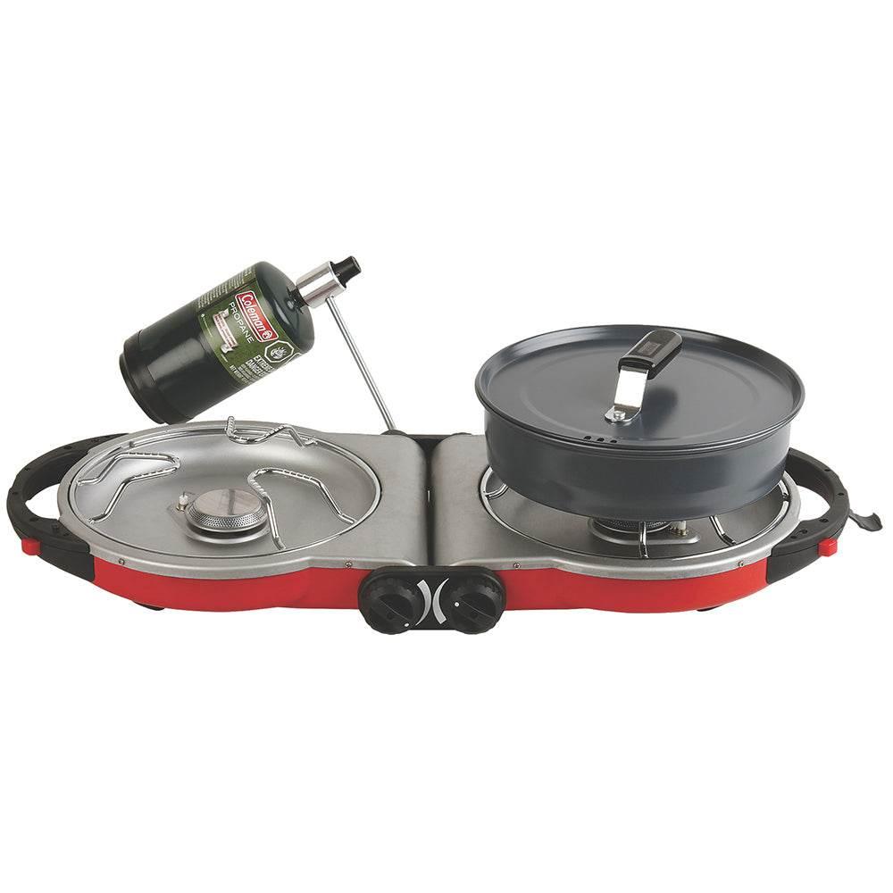 ColemanPerfectFlow InstaStart Fold N Go Stove - 2-Burner [2000038018] Coleman