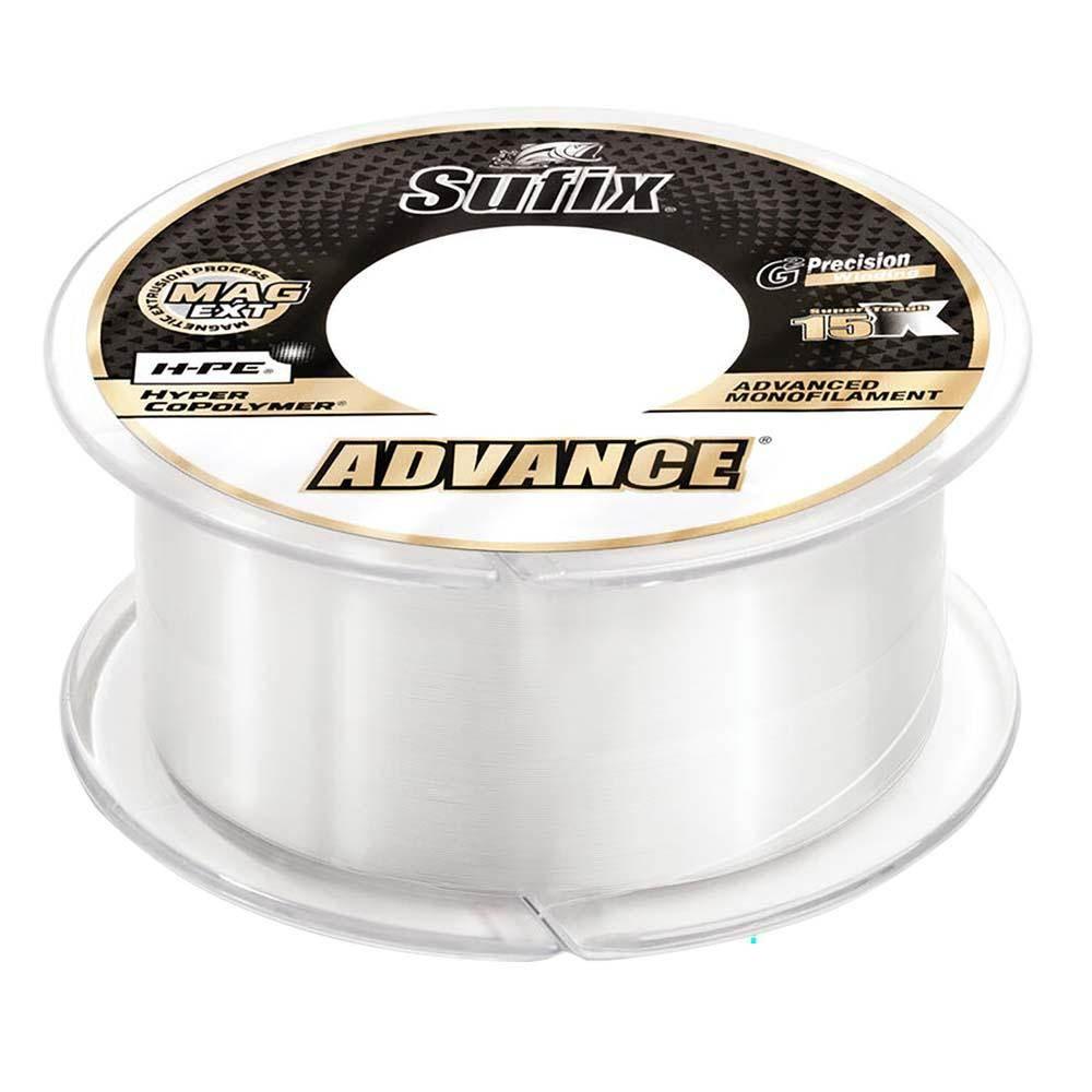 Sufix Advance Monofilament - 20lb - Clear - 330 yds [604-120] - Besafe1st
