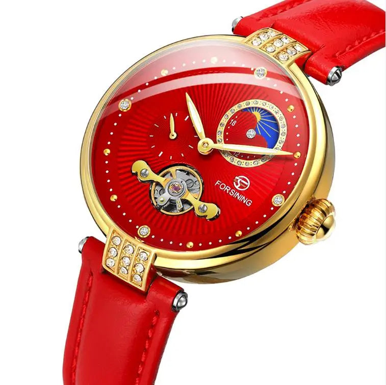 Women's Fashion Hollowed-out Mechanical Movement Watch - Premium 0  Shop now 