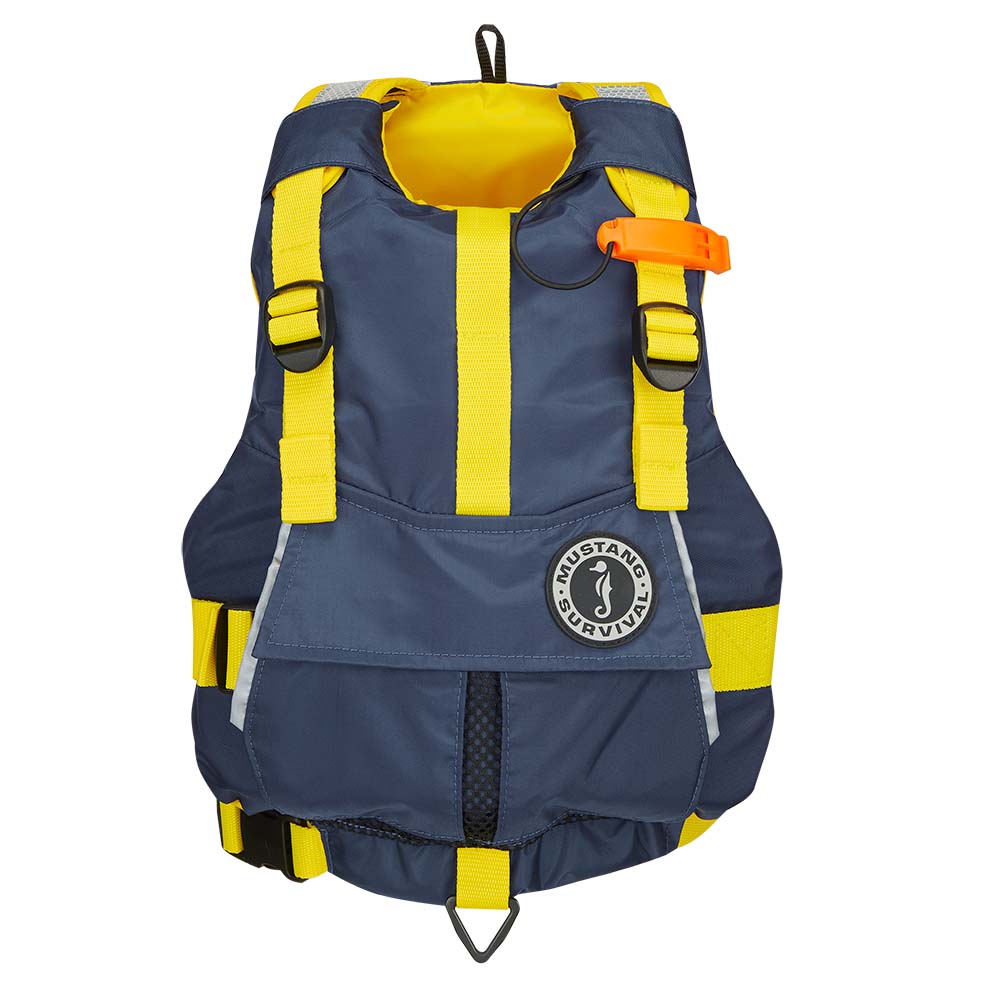 Mustang Youth Bobby Foam Vest - Yellow/Navy [MV2500-5-0-216] Mustang Survival
