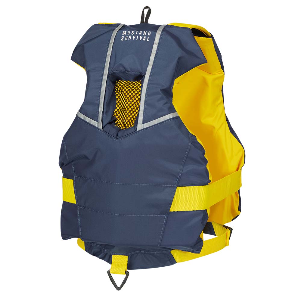 Mustang Youth Bobby Foam Vest - Yellow/Navy [MV2500-5-0-216] Mustang Survival