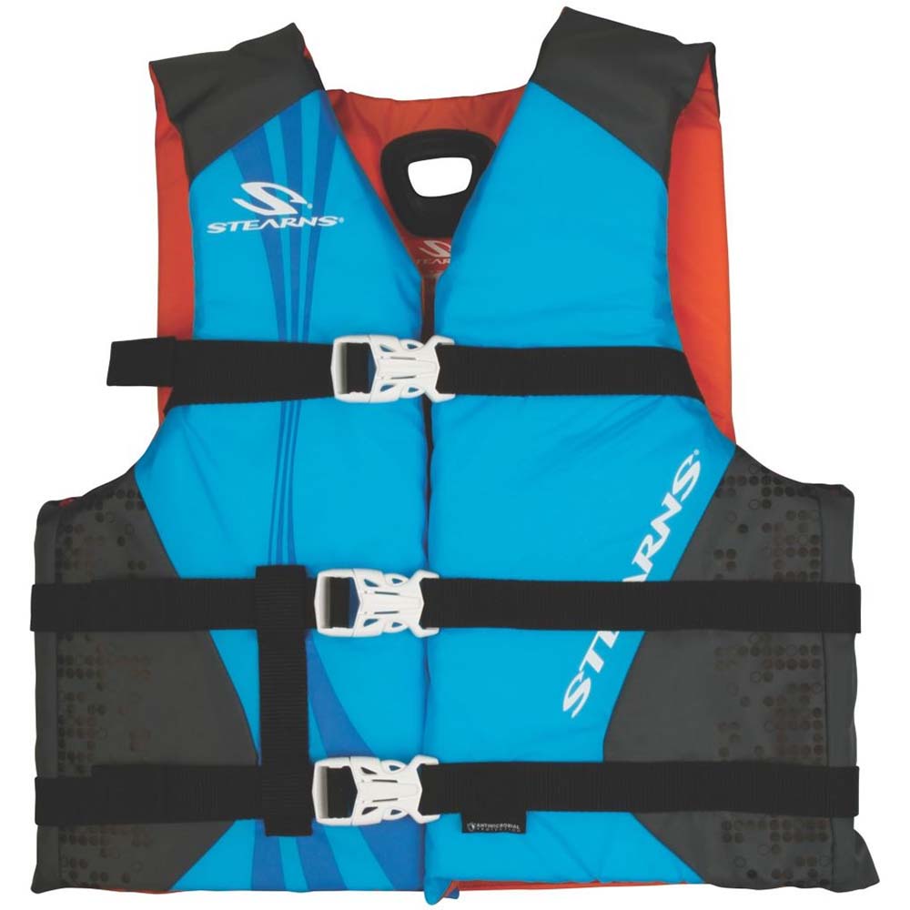 Stearns Antimicrobial Nylon Vest Life Jacket - 30-50lbs - Blue [2000036885] - Premium Life Vests  Shop now 