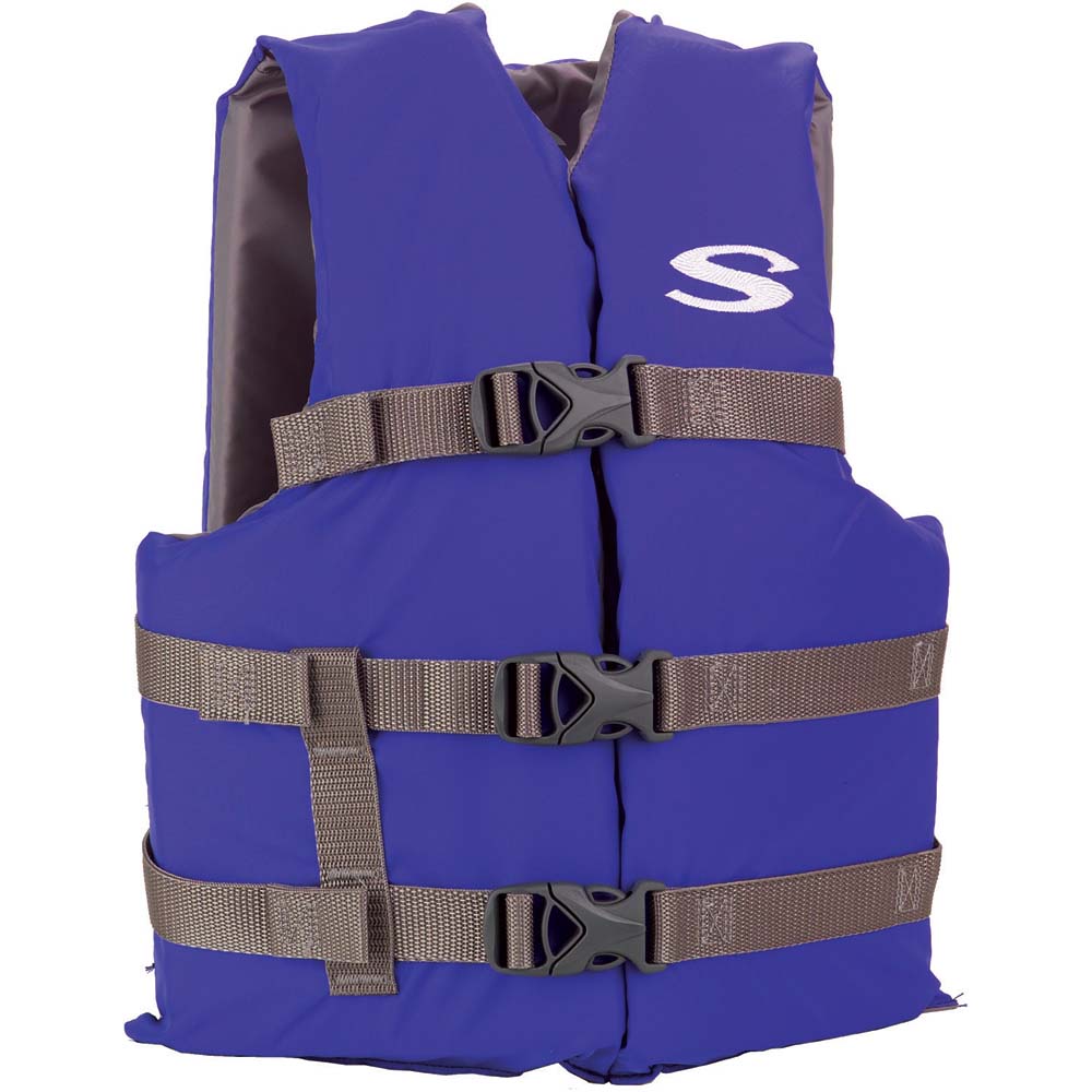 Stearns Youth Classic Vest Life Jacket - 50-90lbs - Blue/Grey [2159360] - Premium Life Vests  Shop now 