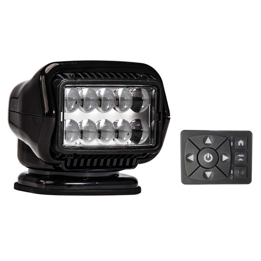 Golight Stryker ST Series Permanent Mount Black 12V LED w/Hard Wired Dash Mount Remote [30214ST] - Besafe1st® 