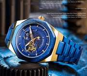 Casual Hollow Mechanical Movement Automatic Watch - Premium 0  Shop now 