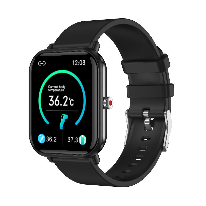 Applicable To Android Smart Watch Huaqiang Blood Pressure Measurement Heart Rate Blood Oxygen Exercise Bracelet Watch - Premium 0  Shop now 