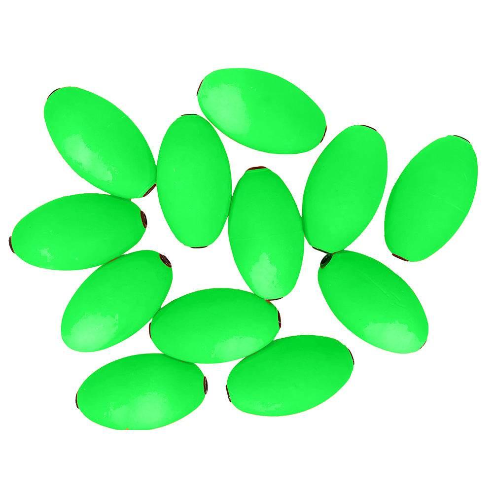 Tigress Oval Kite Floats - Green *12-Pack [88961-2] Tigress