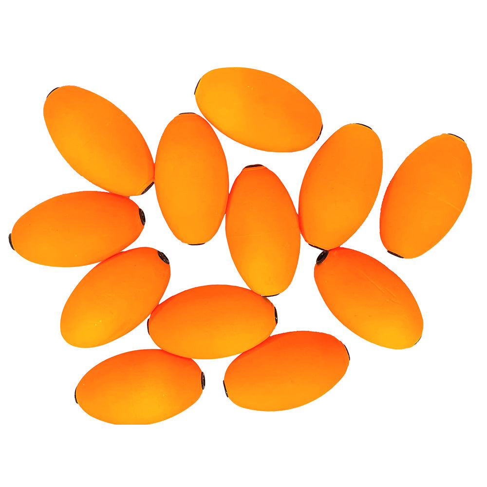 Tigress Oval Kite Floats - Orange *12-Pack [88961-3] - Premium Kite Fishing Besafe1st®  Shop now 