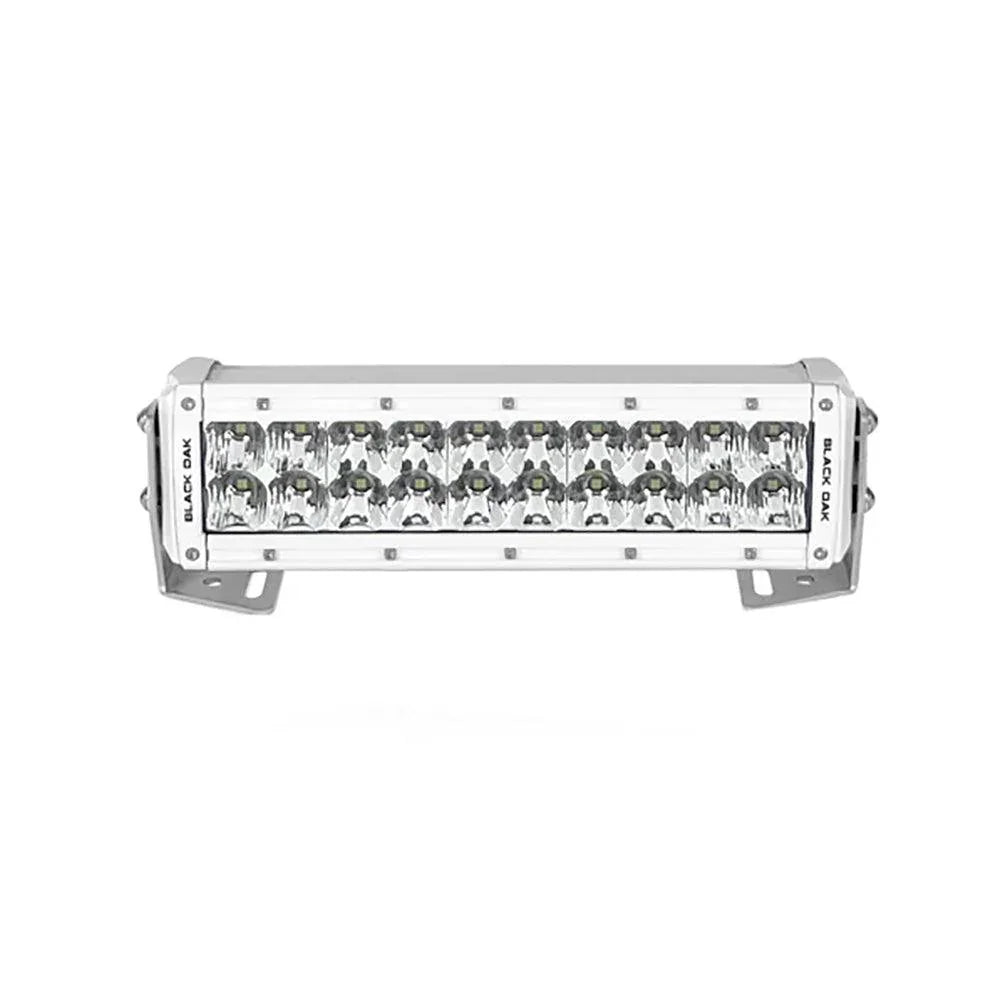 Black Oak Pro Series 3.0 Double Row 10" LED Light Bar - Combo Optics - White Housing [10CM-D5OS] Black Oak LED