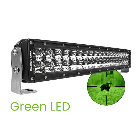 Black Oak 10" Single Row LED Light Bar - Combo Optics - Black Housing - Pro Series 3.0 [10C-S5OS] - Besafe1st