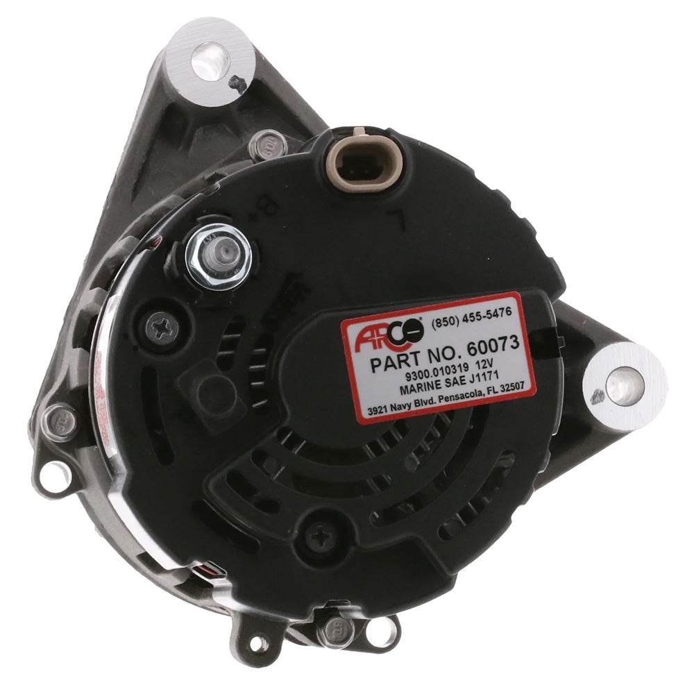ARCO Marine Premium Replacement Inboard Alternator w/55mm Multi-Groove Pulley - 12V 65A [60073] - Besafe1st