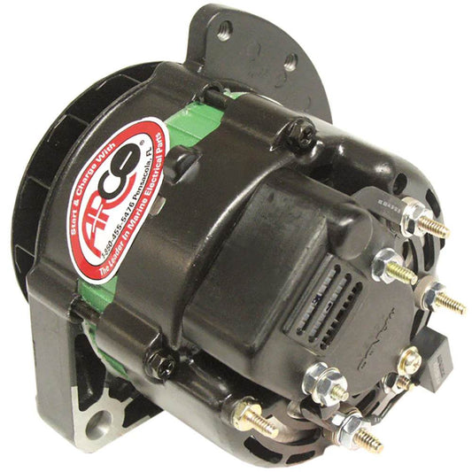 ARCO Marine Premium Replacement Universal Alternator w/Single Groove Pulley - 12V 55A [60075] - Besafe1st
