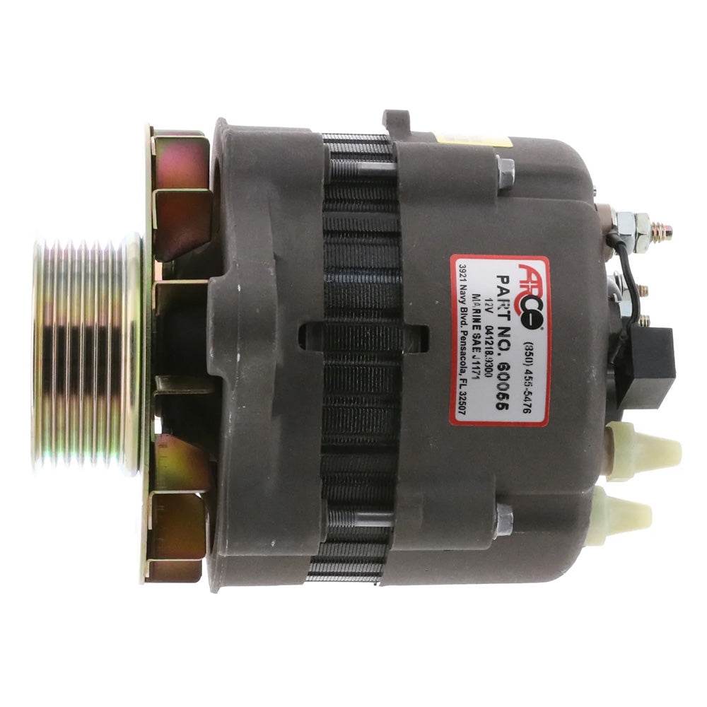 ARCO Marine Premium Replacement Alternator w/Multi-Groove Pulley - 12V 55A [60055] - Besafe1st
