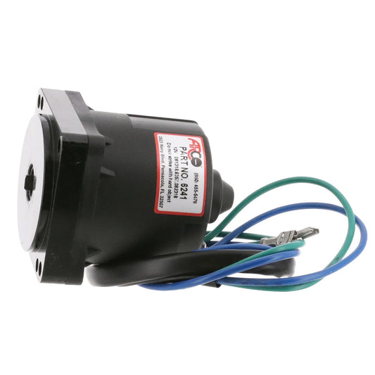 ARCO Marine Replacement Johnson/Evinrude Tilt Trim Motor - 2-Wire, 4 Bolt, Flat Blade Shaft [6241] - Besafe1st