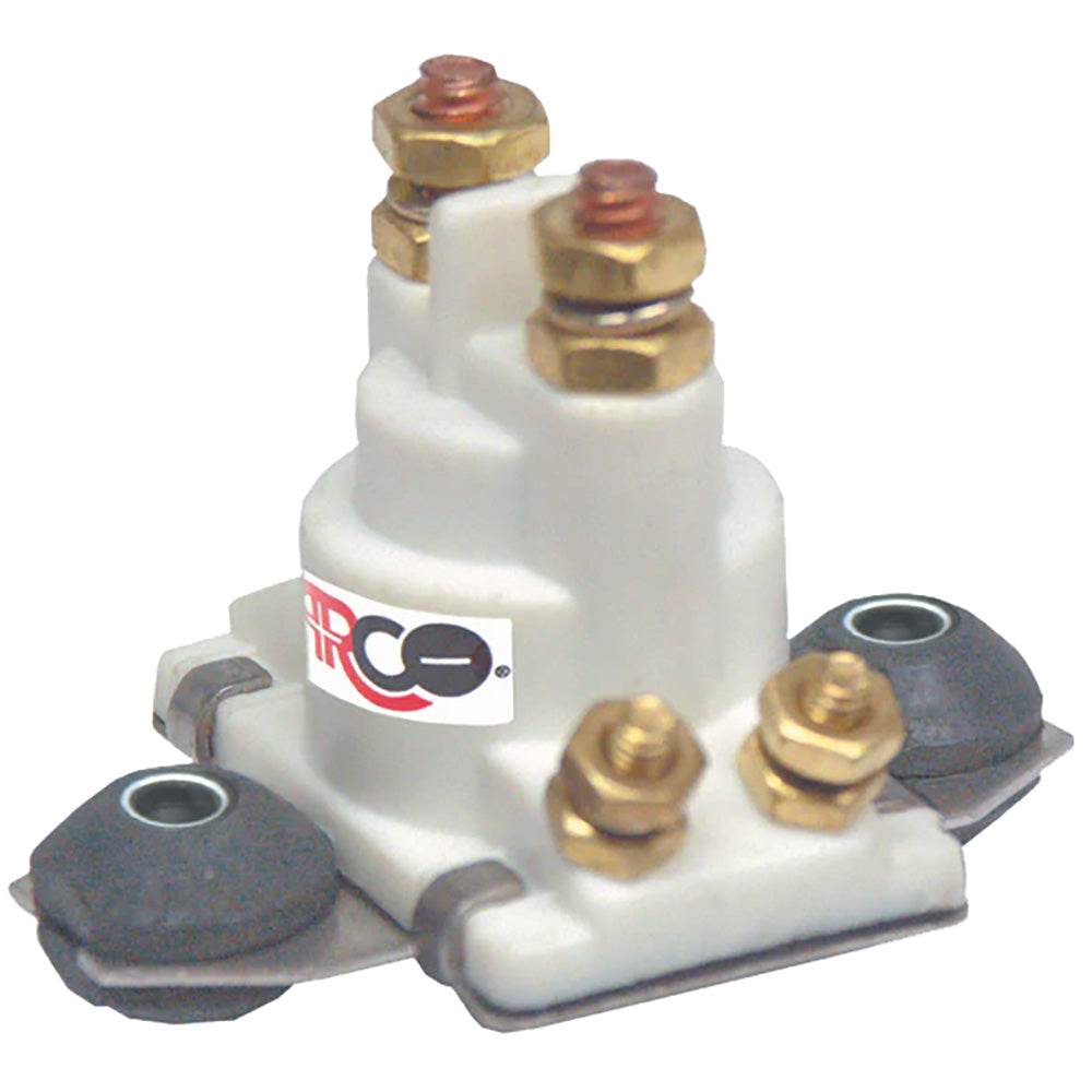 ARCO Marine Outboard Solenoid w/Flat Isolated Base White Housing [SW097] - Besafe1st