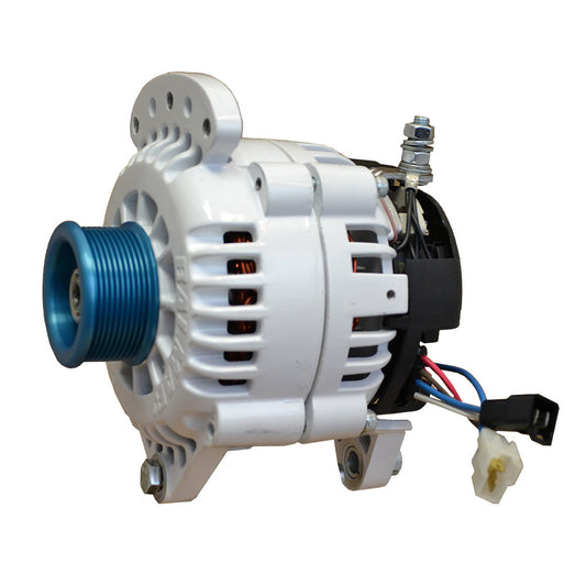 Balmar Alternator 100 AMP 12V 3.15" Dual Foot Saddle J10 Pulley w/Isolated Ground [60-100-J10] - Besafe1st