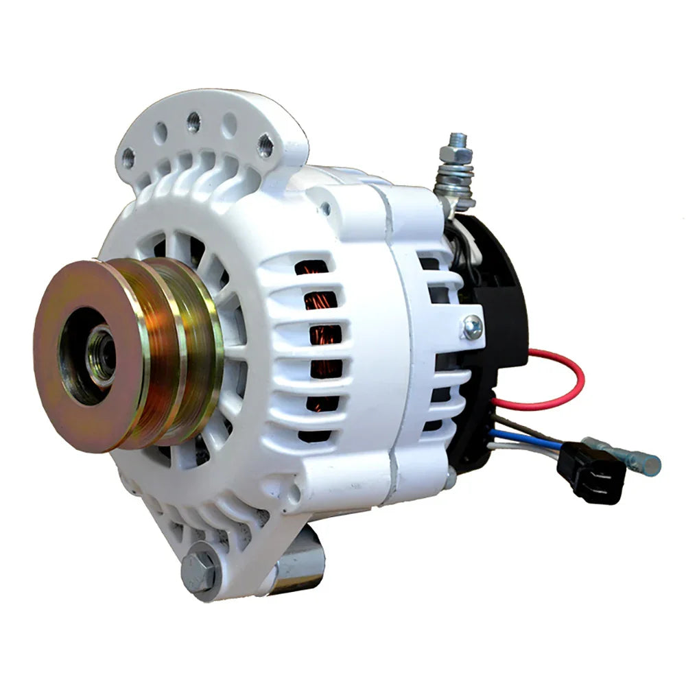 Balmar Alternator 100 AMP 12V 1-2" Single Foot Spindle Mount Dual Vee Pulley w/Isolated Ground [621-100-DV] Balmar