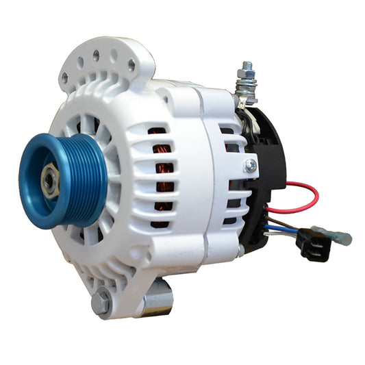 Balmar Alternator 120 AMP 12V 1-2" Single Foot Spindle Mount J10 Pulley w/Isolated Ground [621-120-J10] - Besafe1st