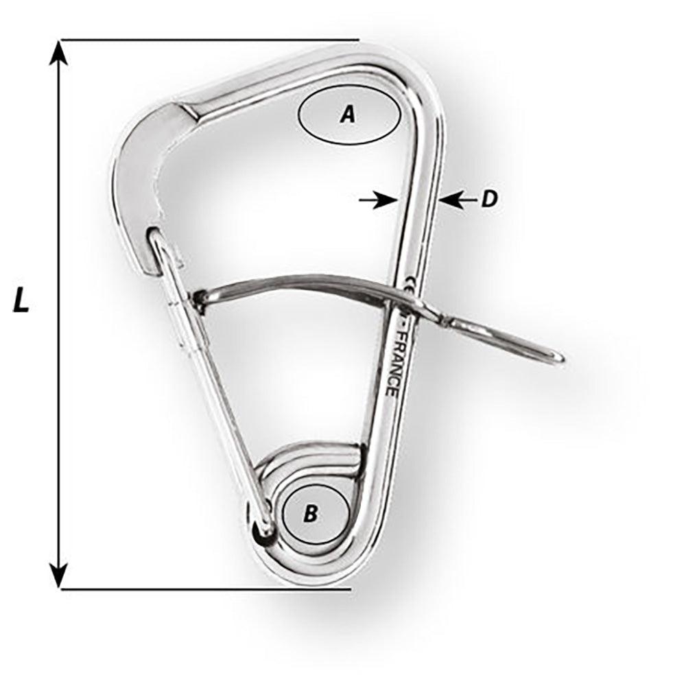 Wichard Automatic Mooring Hook - 170mm Length - 6-11/16" [02329] - Premium Docking Accessories Besafe1st®  Shop now 