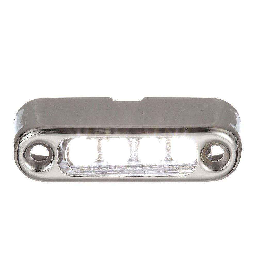 Attwood White LED Micro Light w/Stainless Steel Bezel  Vertical Mount [6350W7] Attwood Marine