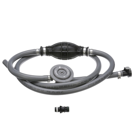 Attwood Universal Fuel Line Kit - 3/8" Dia. x 6 Length w/Sprayless Connectors Fuel Demand Valve [93806UUSD7] - Besafe1st