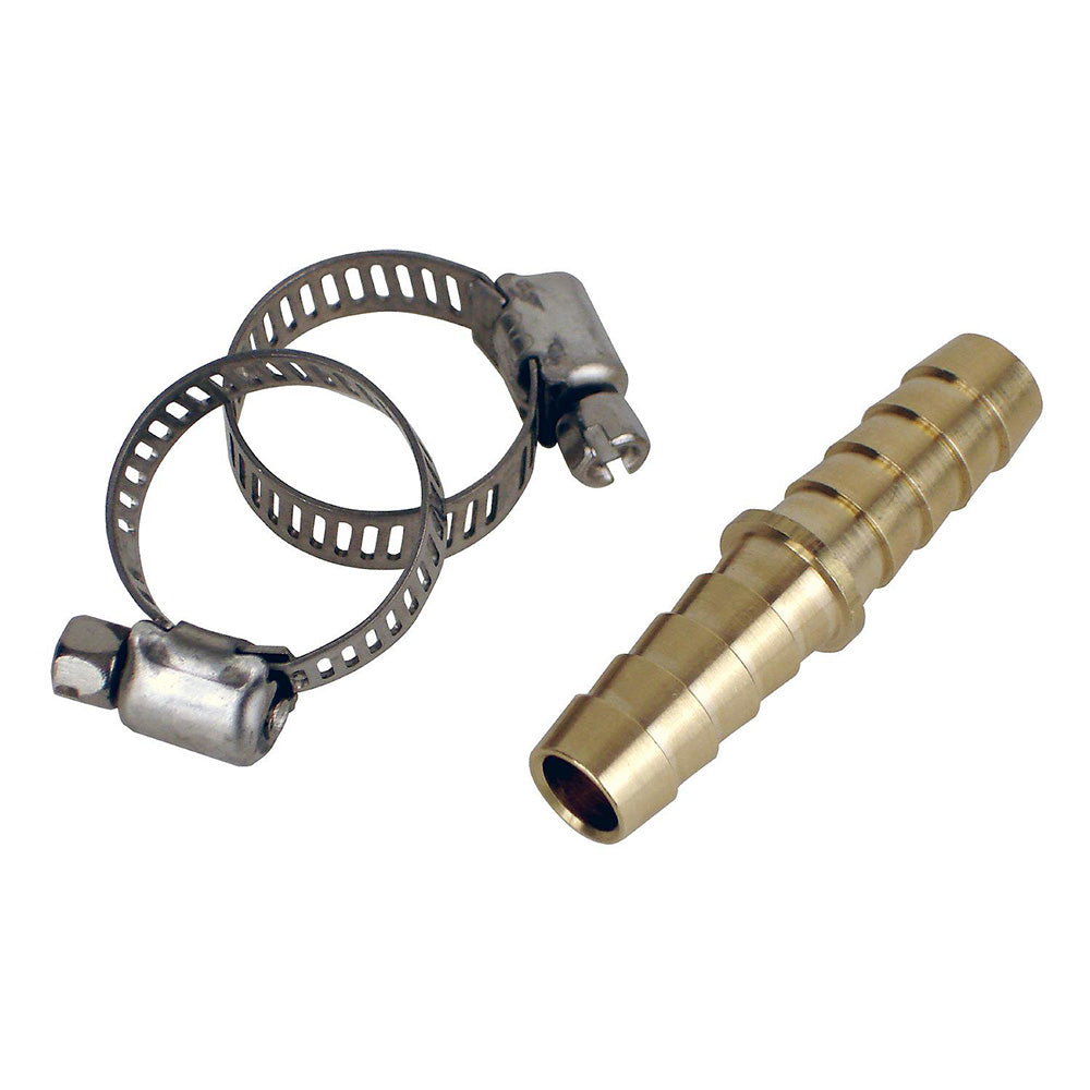 Attwood 3/8" Hose Mender In-Line Fuel Splice Kit w/SS Clamps [11822-6] - Besafe1st