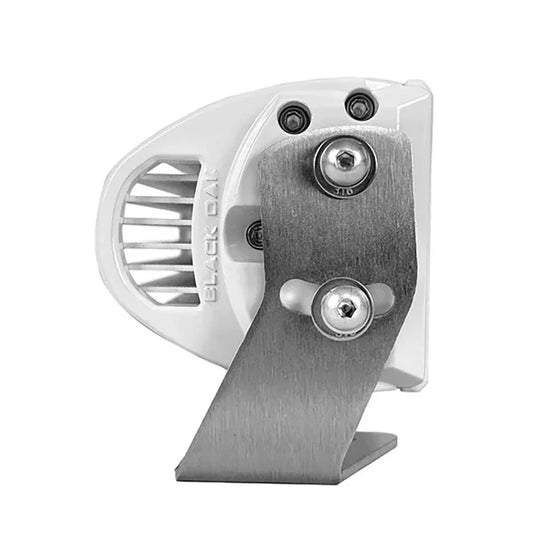 Black Oak 30" Marine Curved Double Row LED Light Bar - Spot Optics - White Housing - Pro Series 3.0 [30SCM-D5OS] - Besafe1st