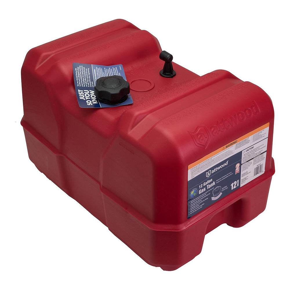 Attwood Portable Fuel Tank - 12 Gallon w/o Gauge [8812LP2] - Besafe1st