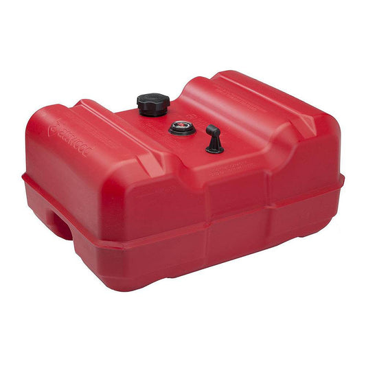 Attwood Portable Low Profile Fuel Tank - 12 Gallon w/Gauge [8812LLPG2] - Besafe1st