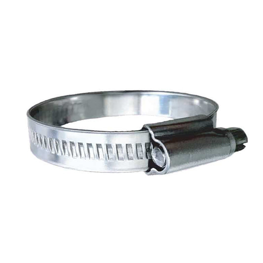 Trident Marine 316 SS Non-Perforated Worm Gear Hose Clamp - 15/32" Band - (7/8" 1-1/4") Clamping Range - 10-Pack - SAE Size 12 [710-0341] - Besafe1st