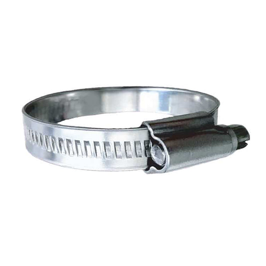 Trident Marine 316 SS Non-Perforated Worm Gear Hose Clamp - 15/32" Band - (1-1/16" 1-1/2") Clamping Range - 10-Pack - SAE Size 16 [710-1001] - Besafe1st