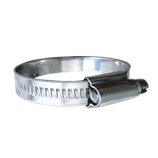 Trident Marine 316 SS Non-Perforated Worm Gear Hose Clamp - 15/32" Band - (1-1/4" 1-3/4") Clamping Range - 10-Pack - SAE Size 20 [710-1141] - Besafe1st