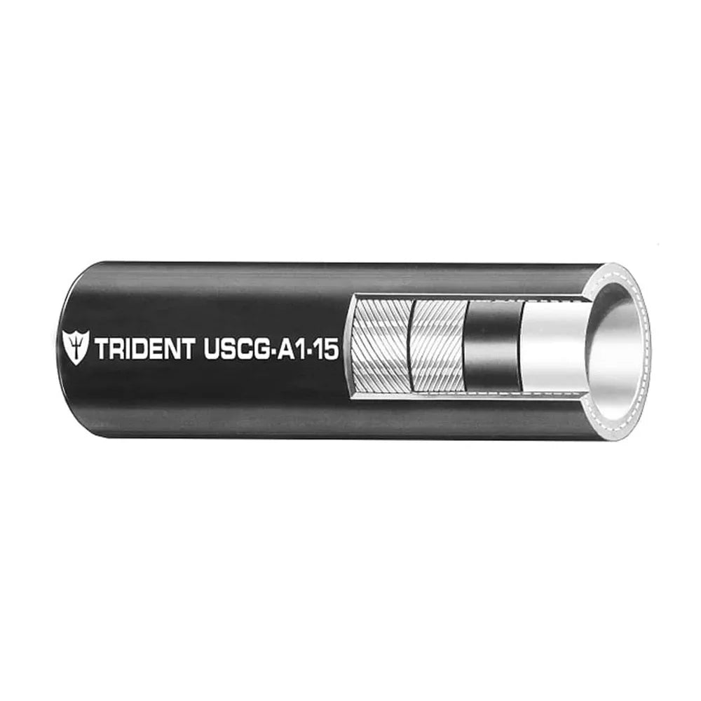 Trident Marine 3/8" Low Permeation Type A1-15 Fuel Line Hose - Black - Sold by the Foot [365-0386-FT] Trident Marine