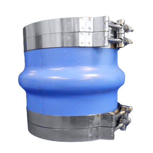 Trident Marine 6" ID Blue Silicone Molded Wet Exhaust Hump w/4 T-Bolt Clamp [270V6000-S/S] - Besafe1st